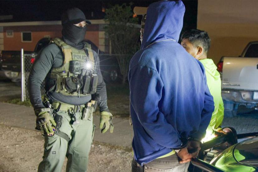 Casi 800 inmigrantes ilegales fueron arrestados en un megaoperativo de ICE en Florida